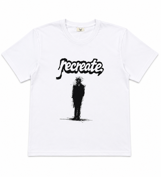 Thinking White Tee
