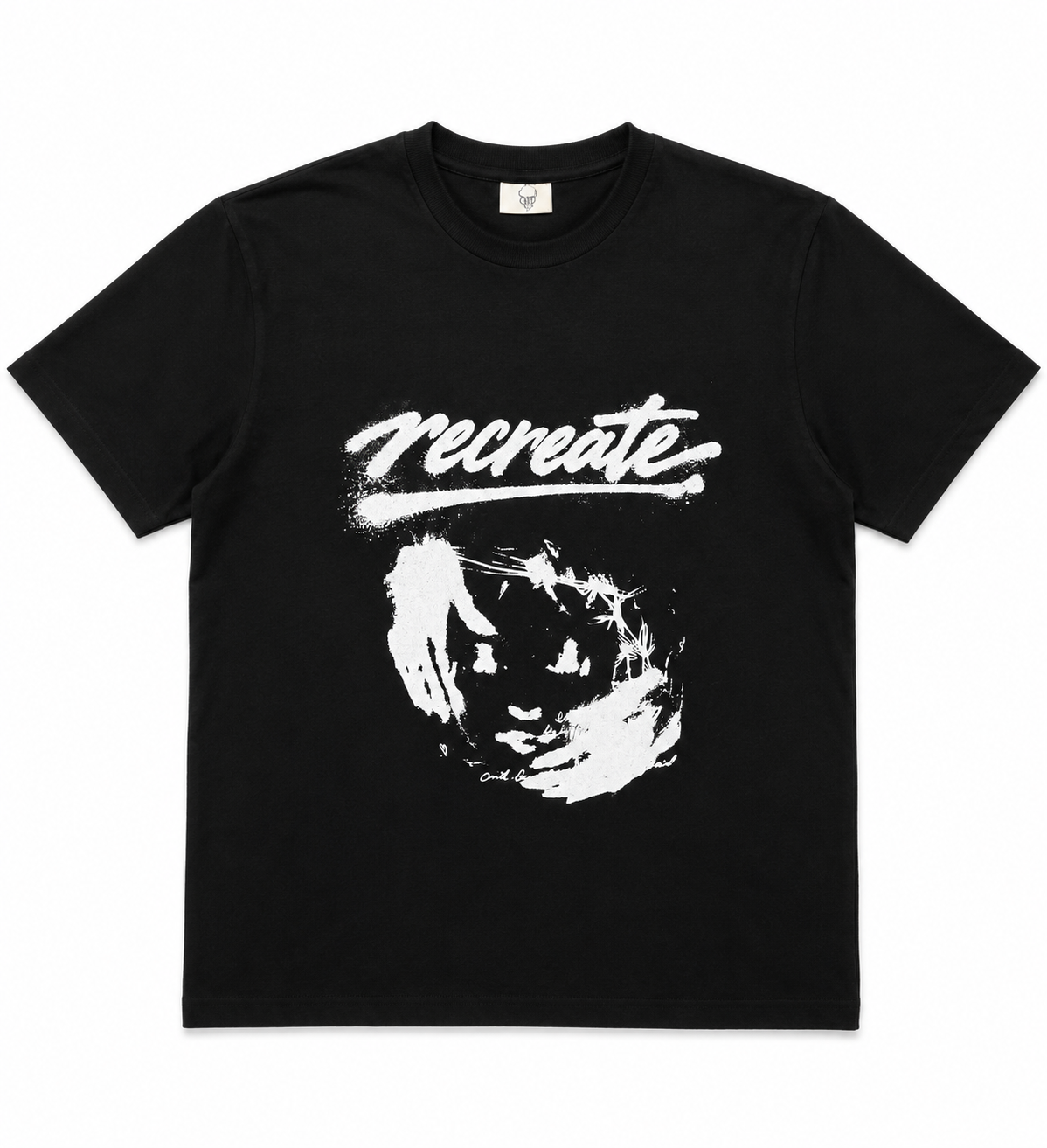 Double Face Black Tee